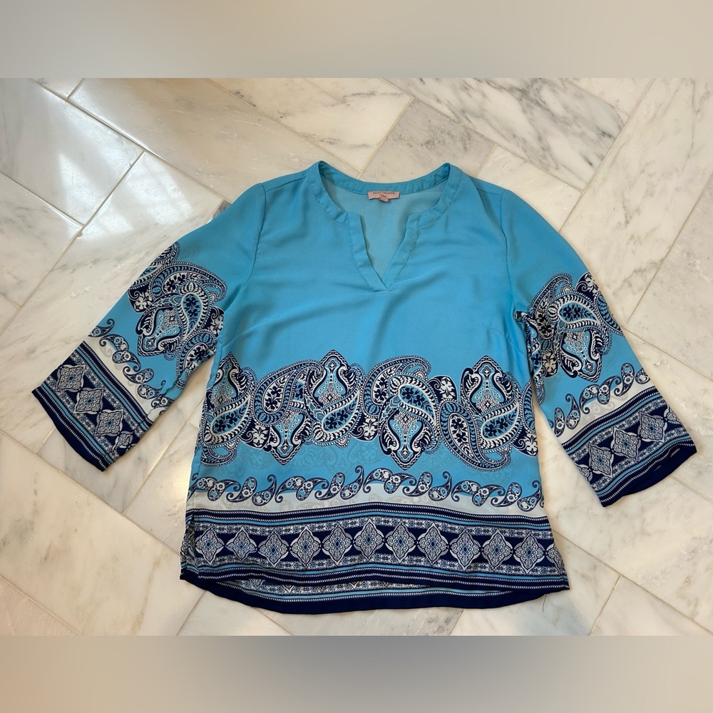 Saint Tropez West Paisley Blouse